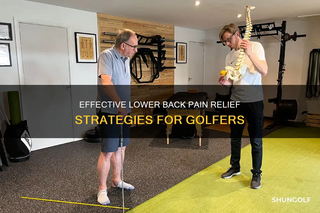 how to treat lower back pain from golf