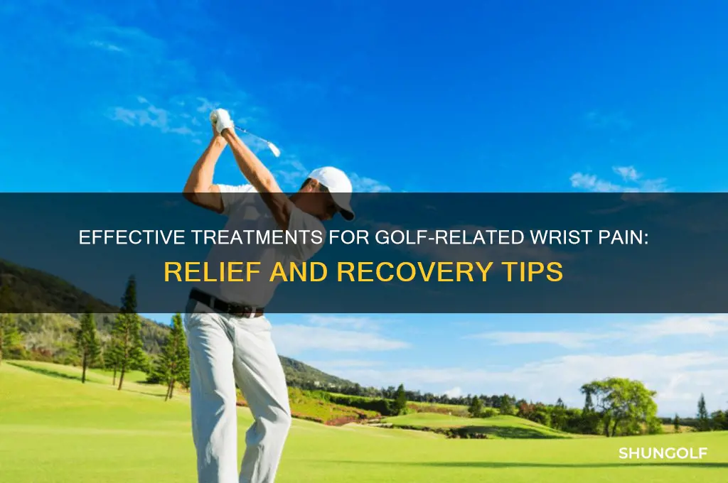how to treat wrist pain from golf