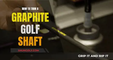 Precision Golf: Trimming Your Graphite Shaft for Optimal Performance