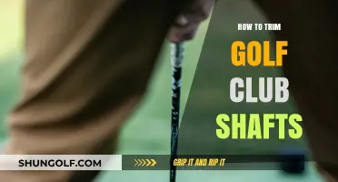 Mastering Golf Club Shaft Trimming: A Step-by-Step Guide for Precision