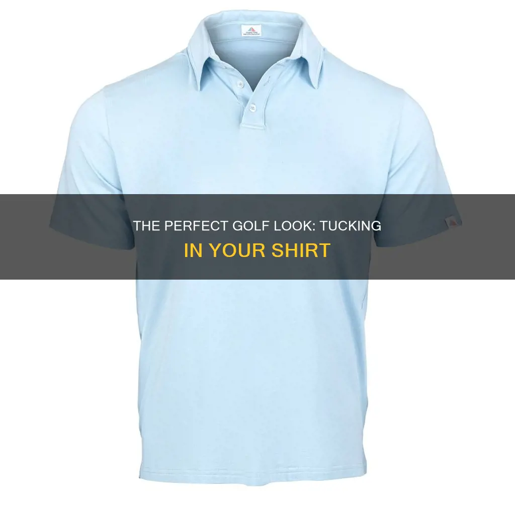 how to tuck in golf shirt