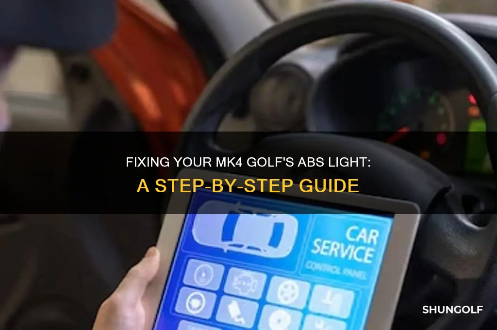 how to turn abs light off mk4 golf