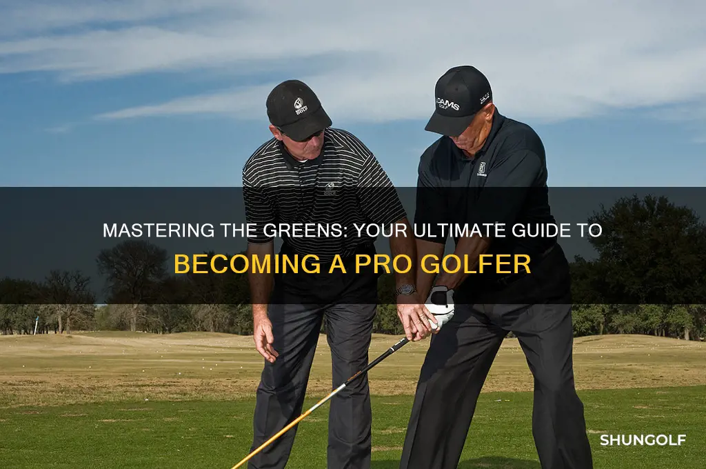 how to turn into a pro golfer
