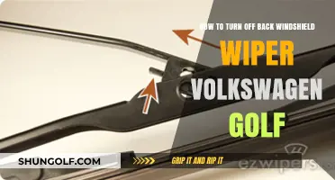 How to Disable Your Volkswagen Golf's Rear Windshield Wiper