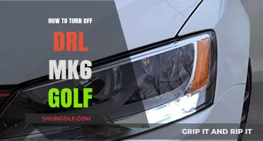 How to Disable DRL on Your MK6 Golf: A Step-by-Step Guide