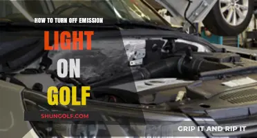 How to Turn Off Emission Light on Your Golf: Quick Fix Guide
