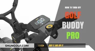 Easy Steps to Power Down Your Golf Buddy Pro Device
