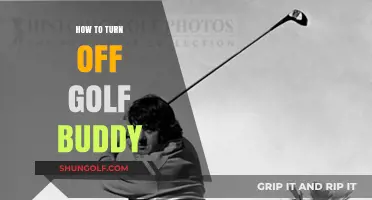 Turning Off Your Golf Buddy: A Quick Guide