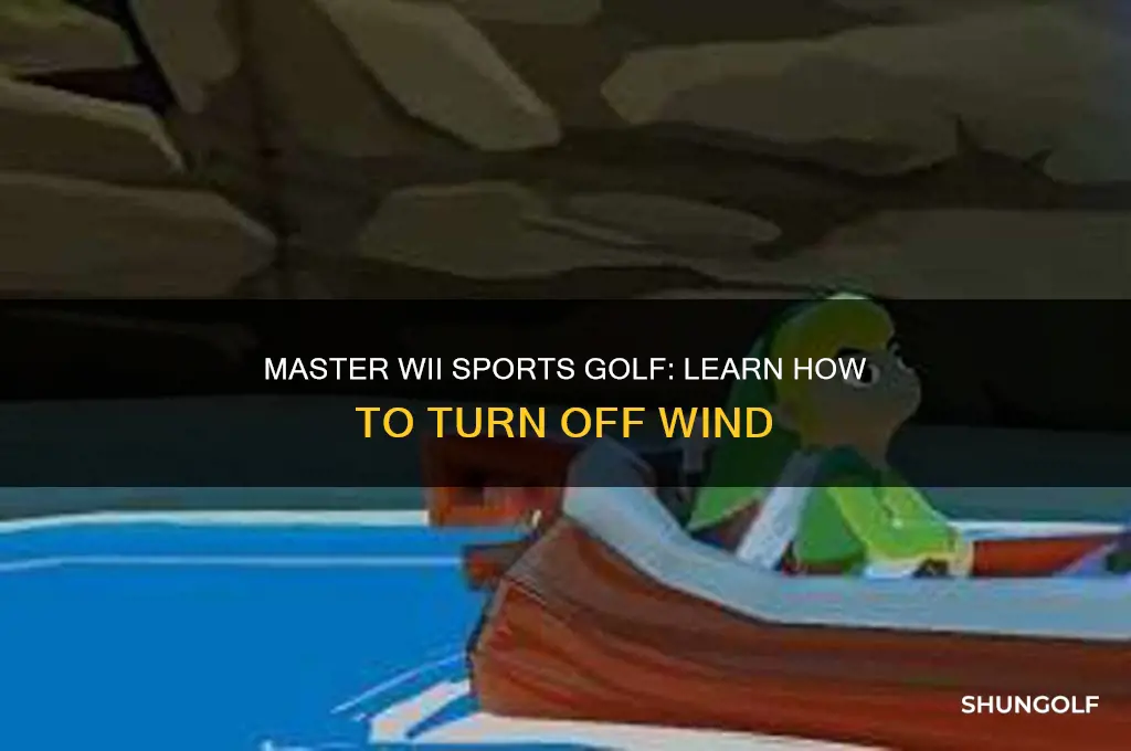 how to turn off wind in wii sports golf