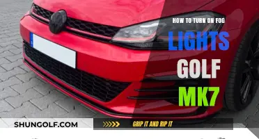 How to Activate Fog Lights in Your Volkswagen Golf Mk7