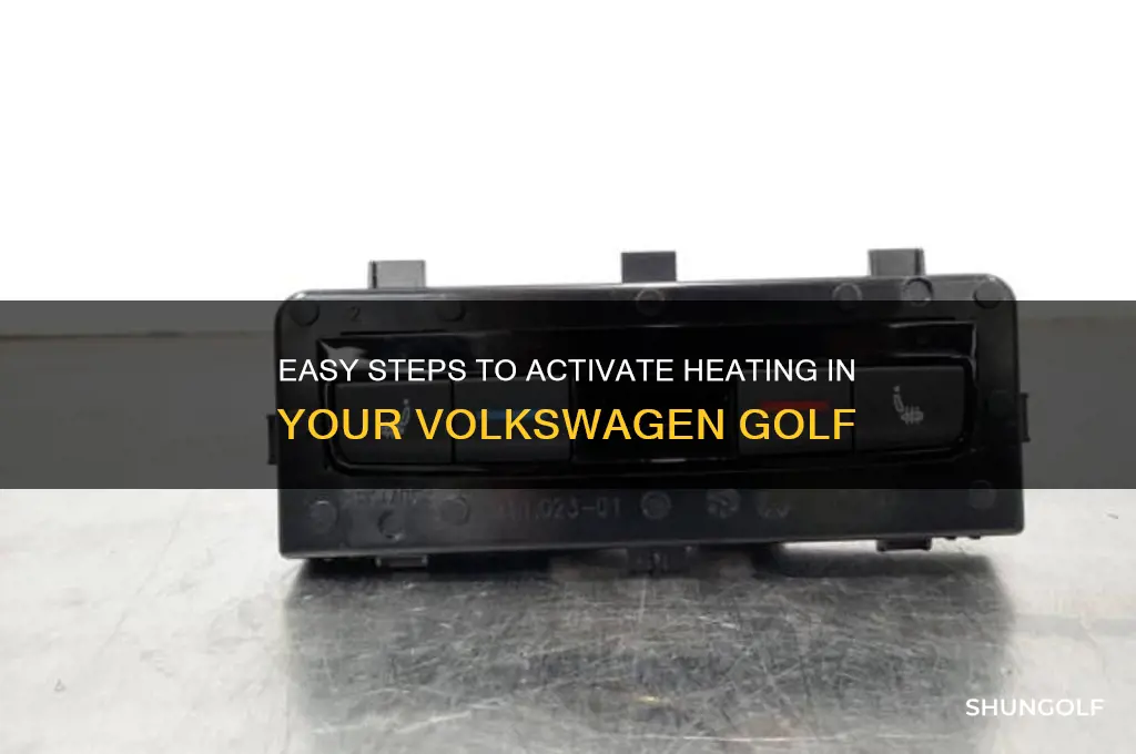 how to turn on heat in volkswagen golf