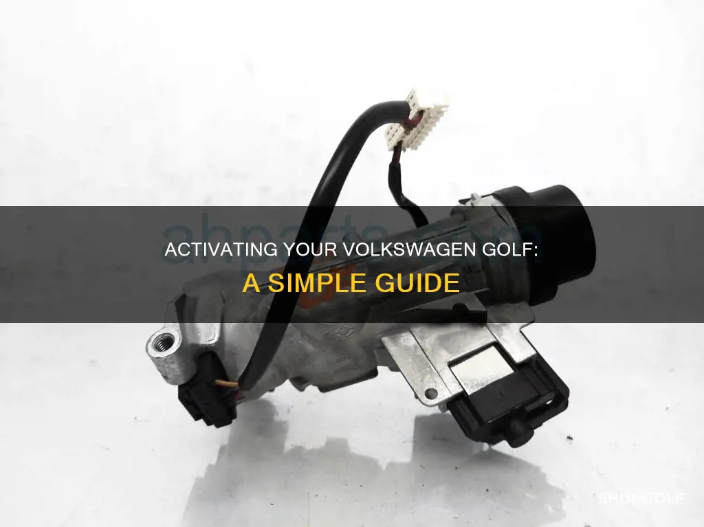 how to turn on volkswagen golf