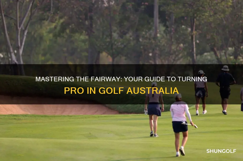 how to turn pro in golf australia
