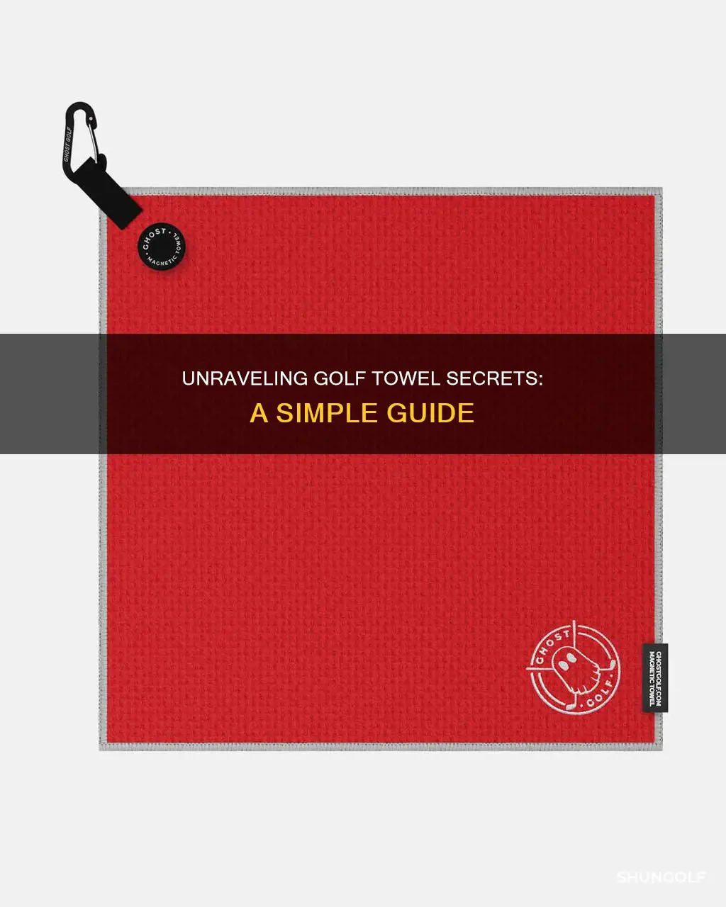 how to unconnect golf towel