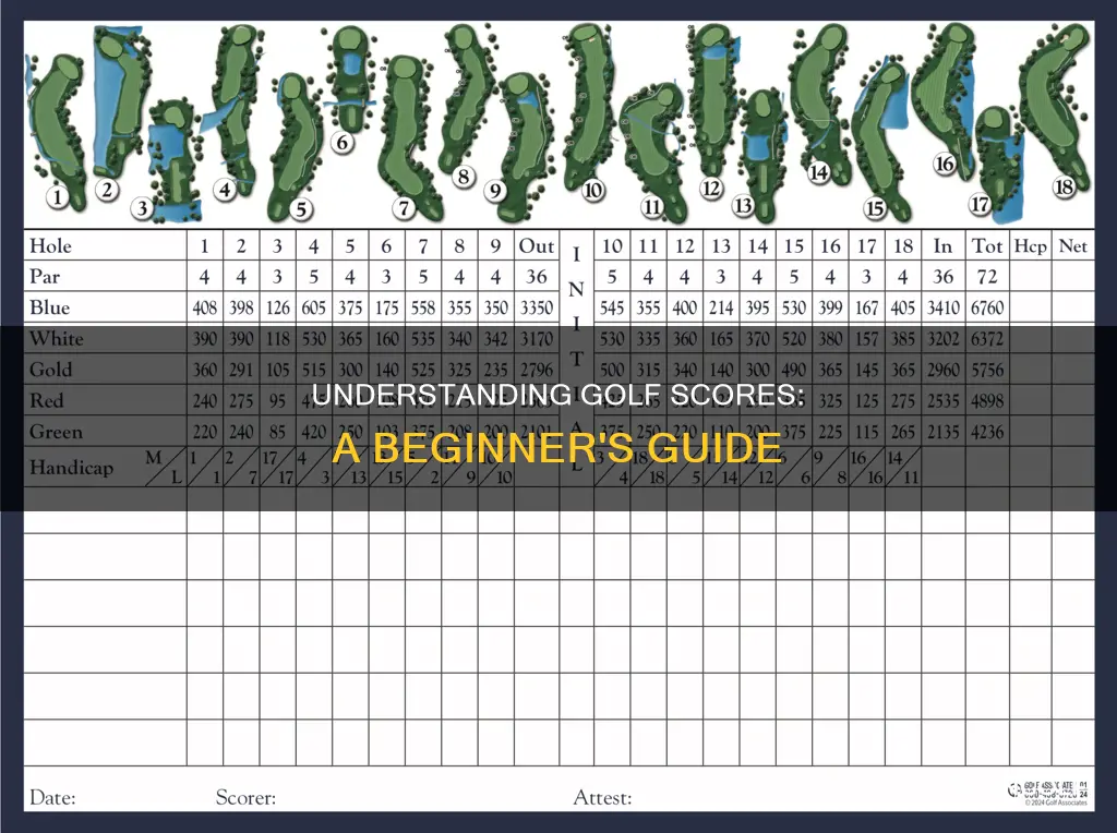 how to understand golf scores