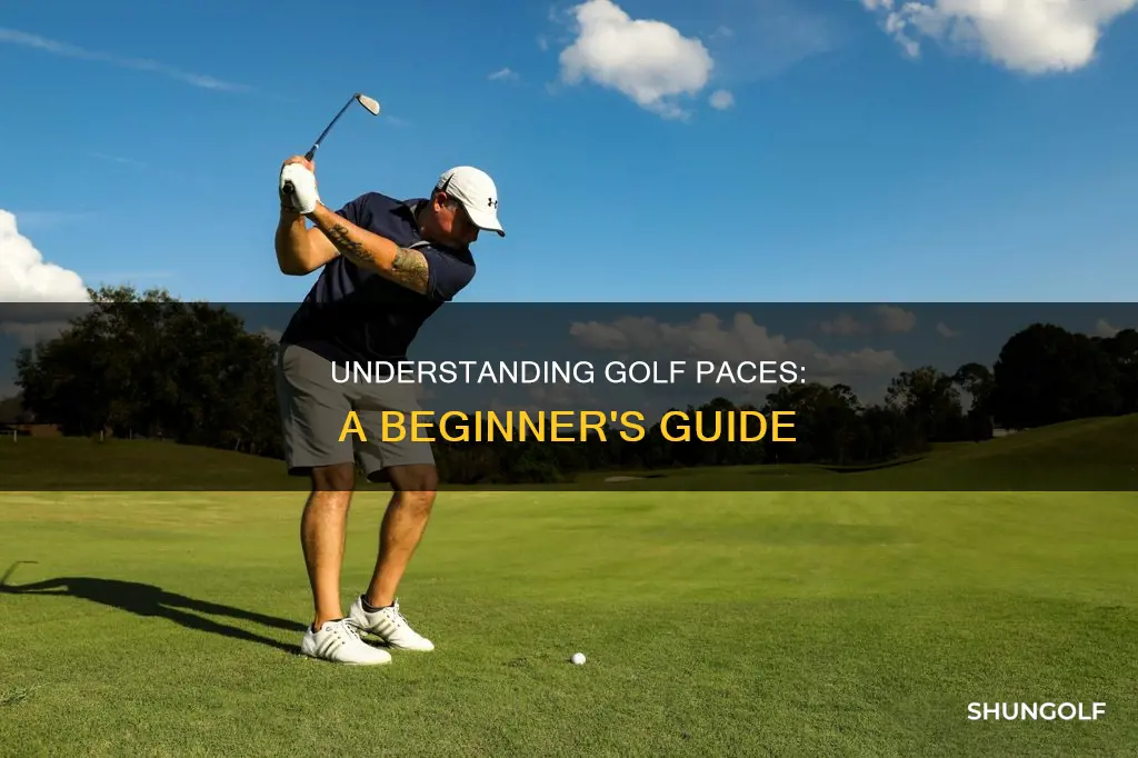how to understand paces in golf