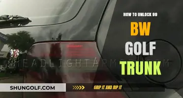Unlocking Your 99 BW Golf Trunk: A Step-by-Step Guide