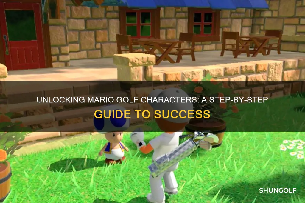 how to unlock a character in mario golf