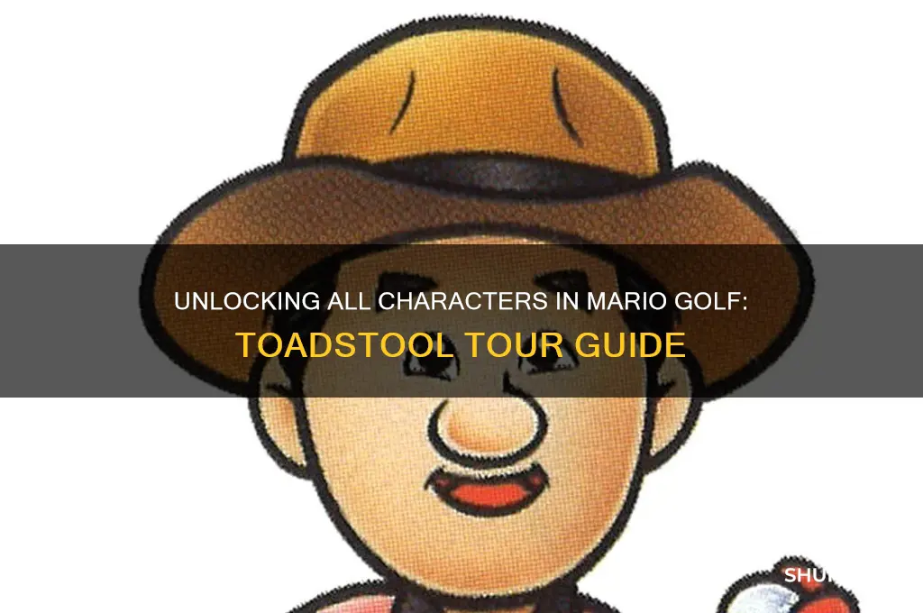 how to unlock all characters in mario golf toadstool tour