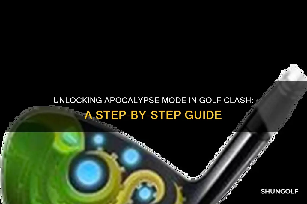 how to unlock apocalypse in golf clash