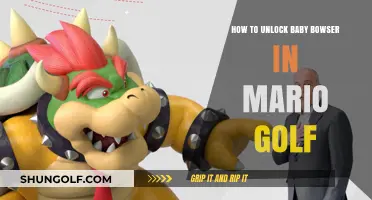 Unlock Baby Bowser in Mario Golf: A Step-by-Step Guide