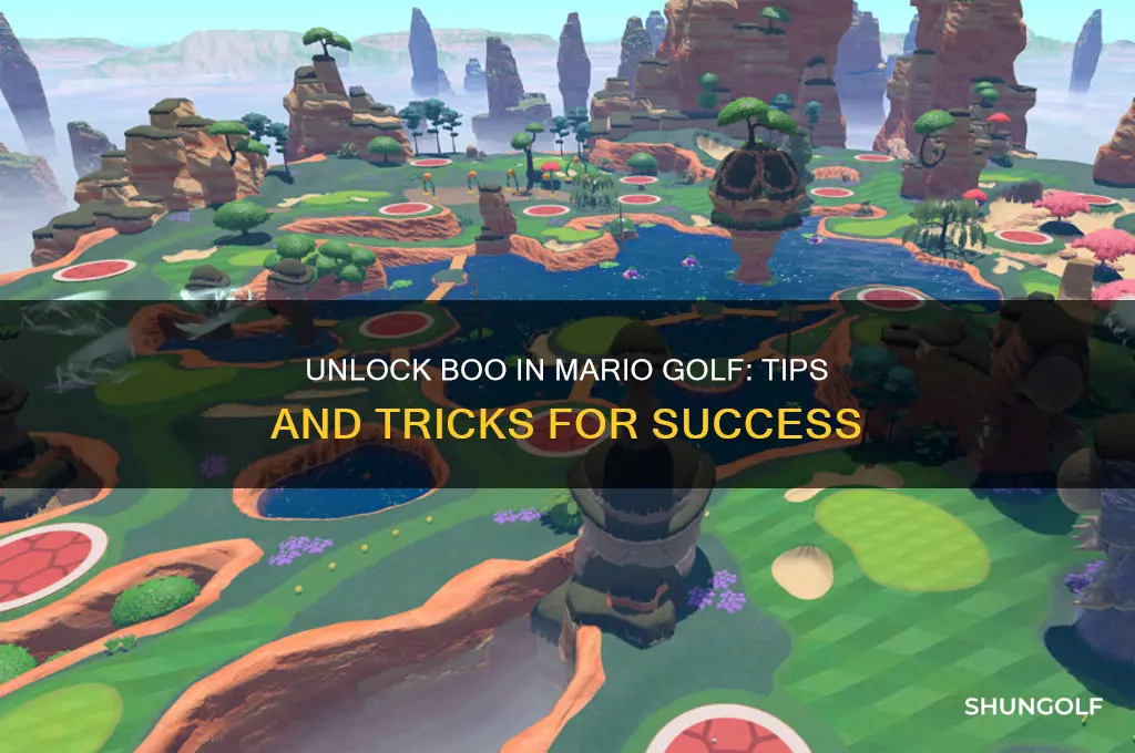 how to unlock boo in mario golf
