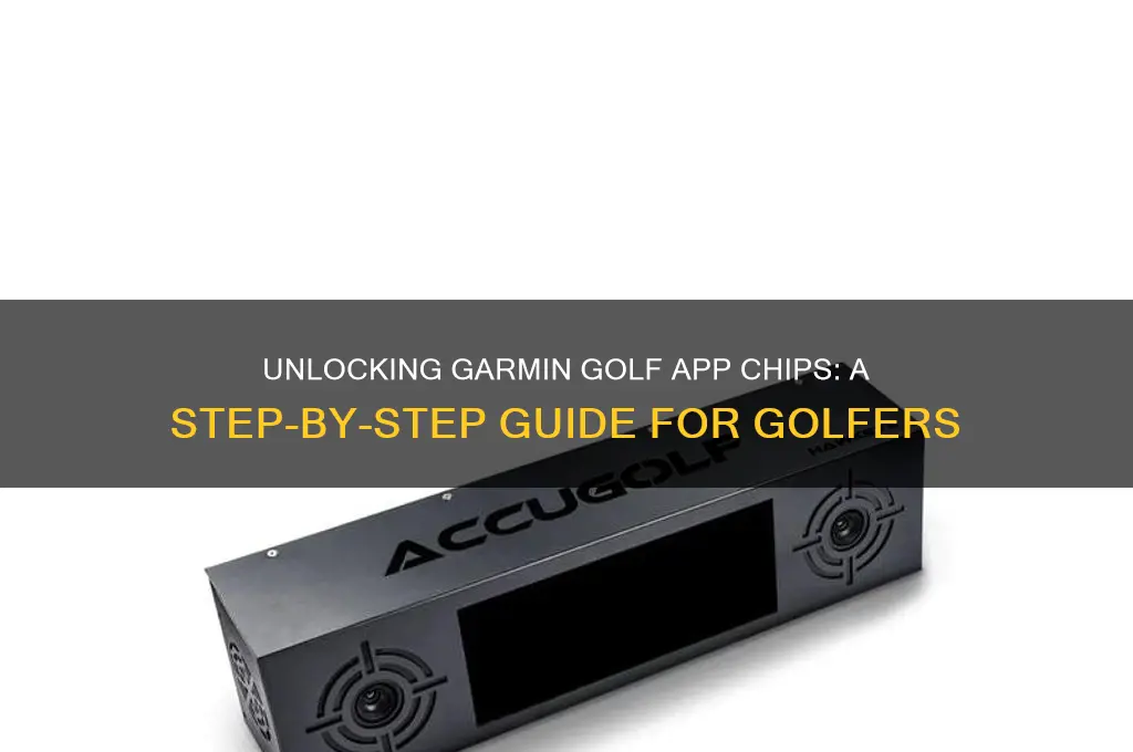 how to unlock chips in garmin golf app