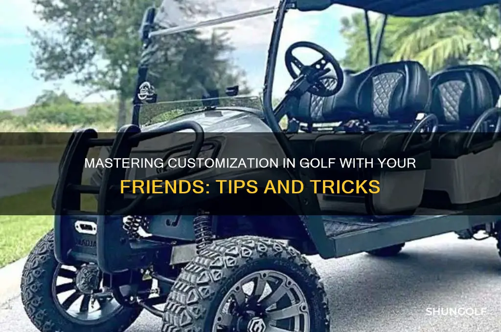 how to unlock customization in golf with your friends