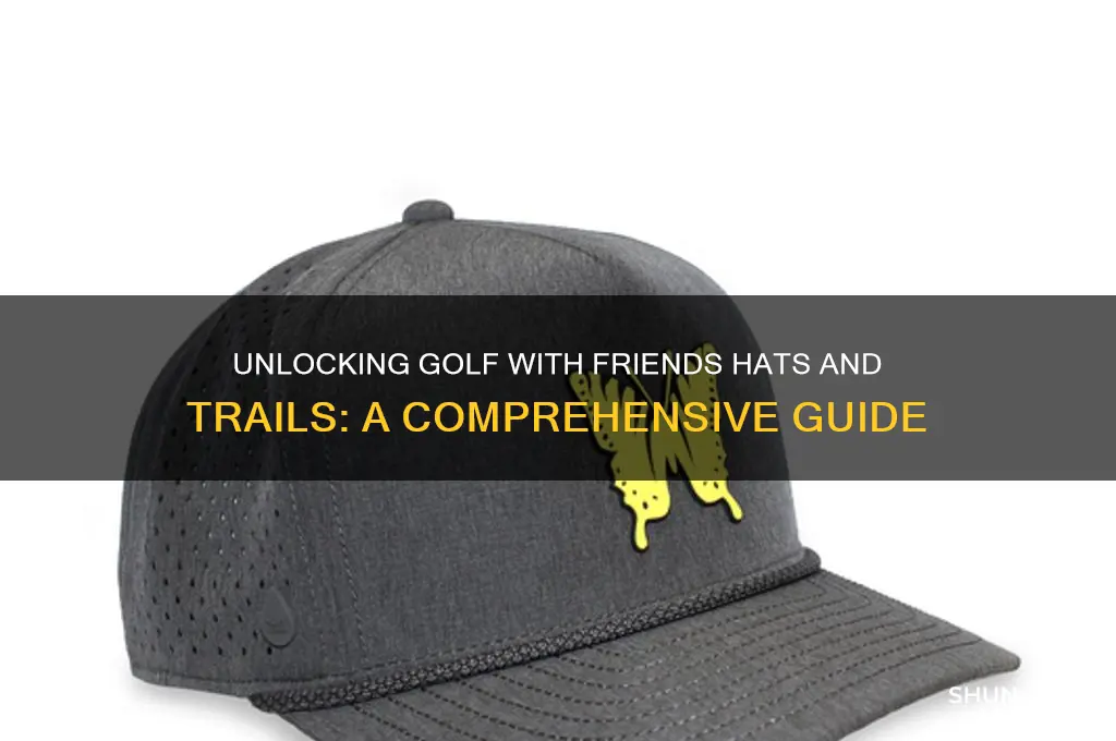 how to unlock hats and trails in golf with friends