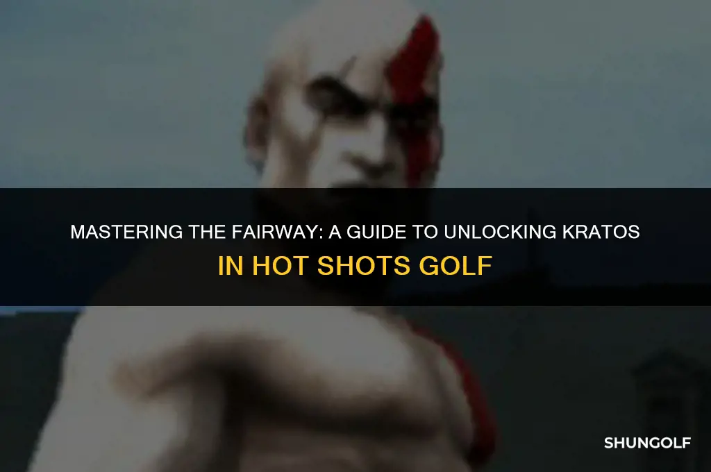 how to unlock kratos in hot shots golf