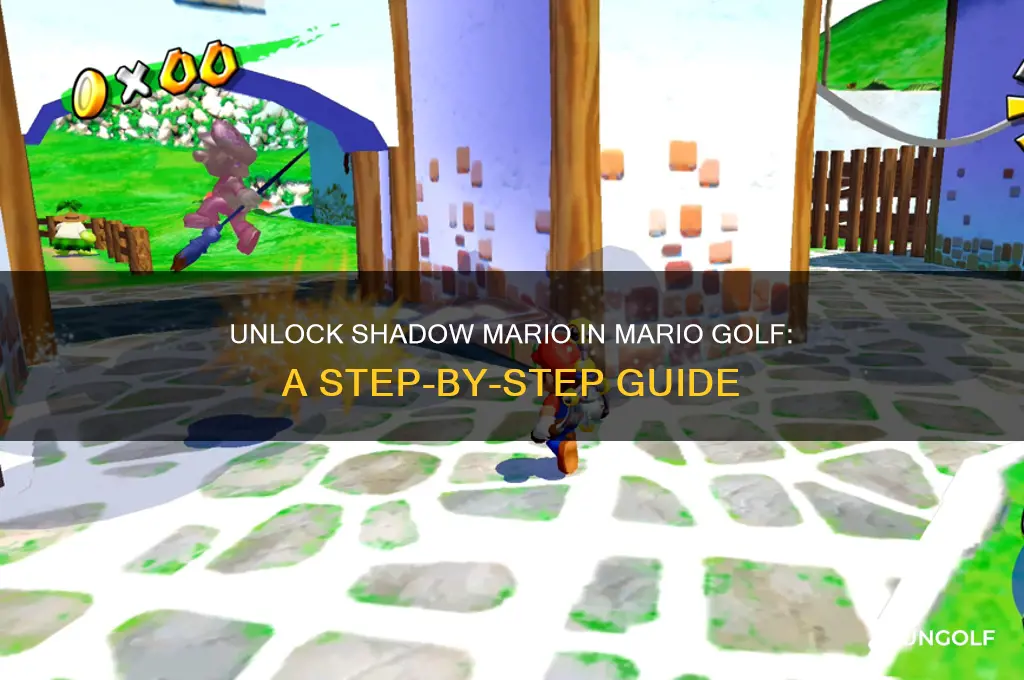 how to unlock shadow mario in mario golf