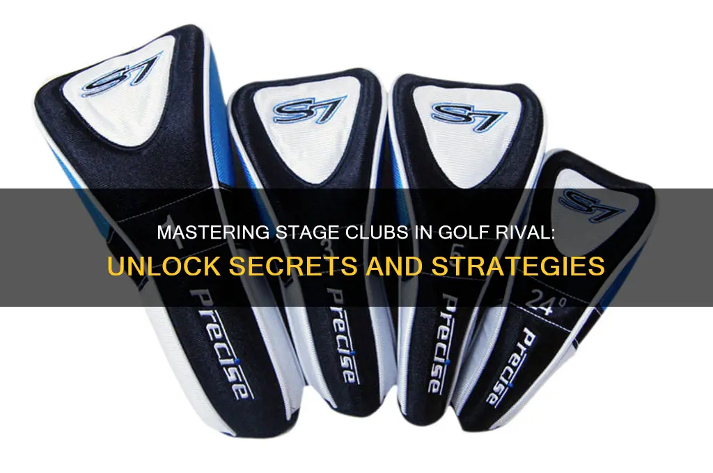 how to unlock stage clubs golf rival