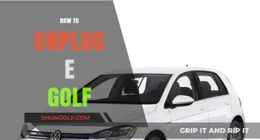 Unplugging Your e-Golf: A Step-by-Step Guide