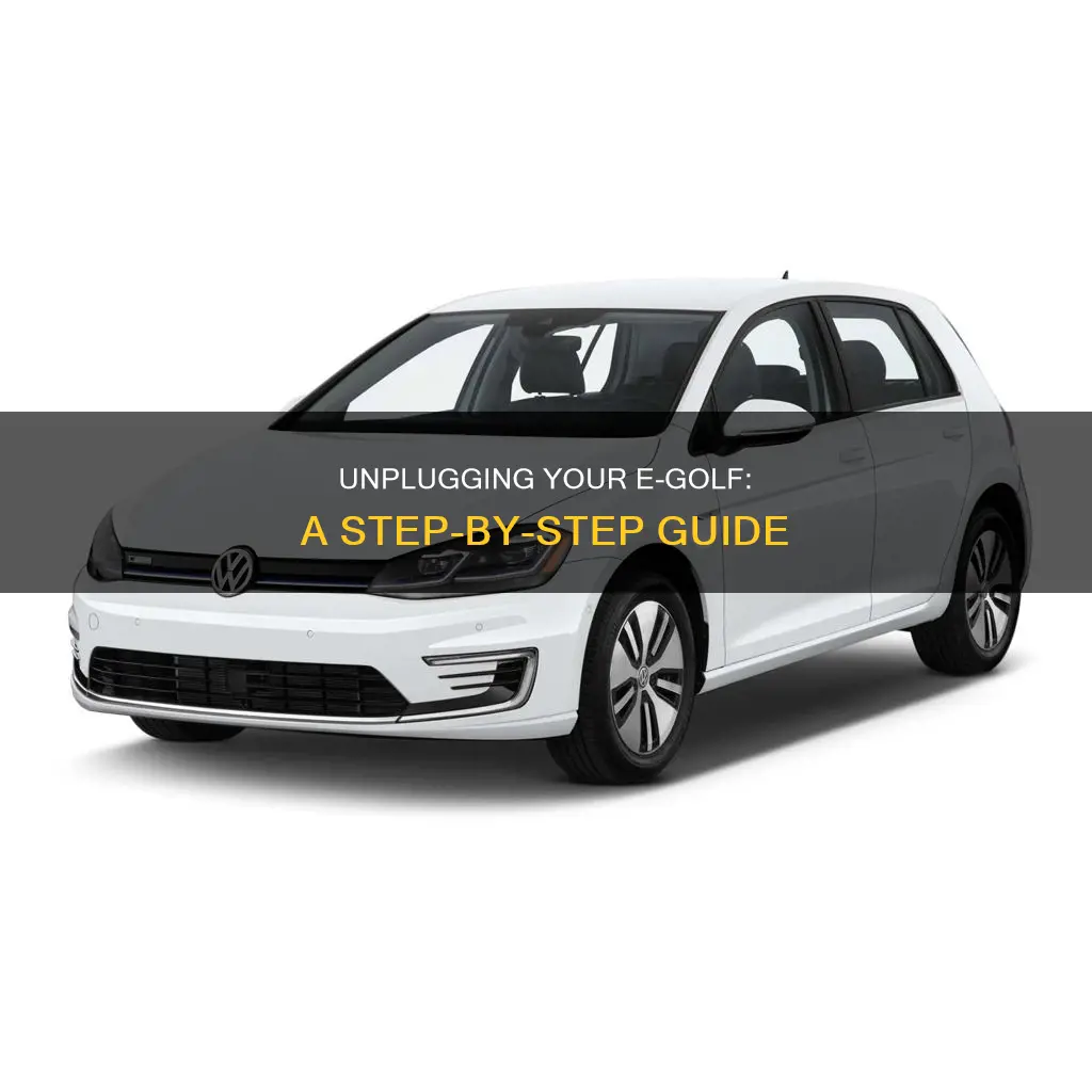 how to unplug e golf