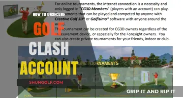 Golf Clash Account: Unsecuring Steps to Take