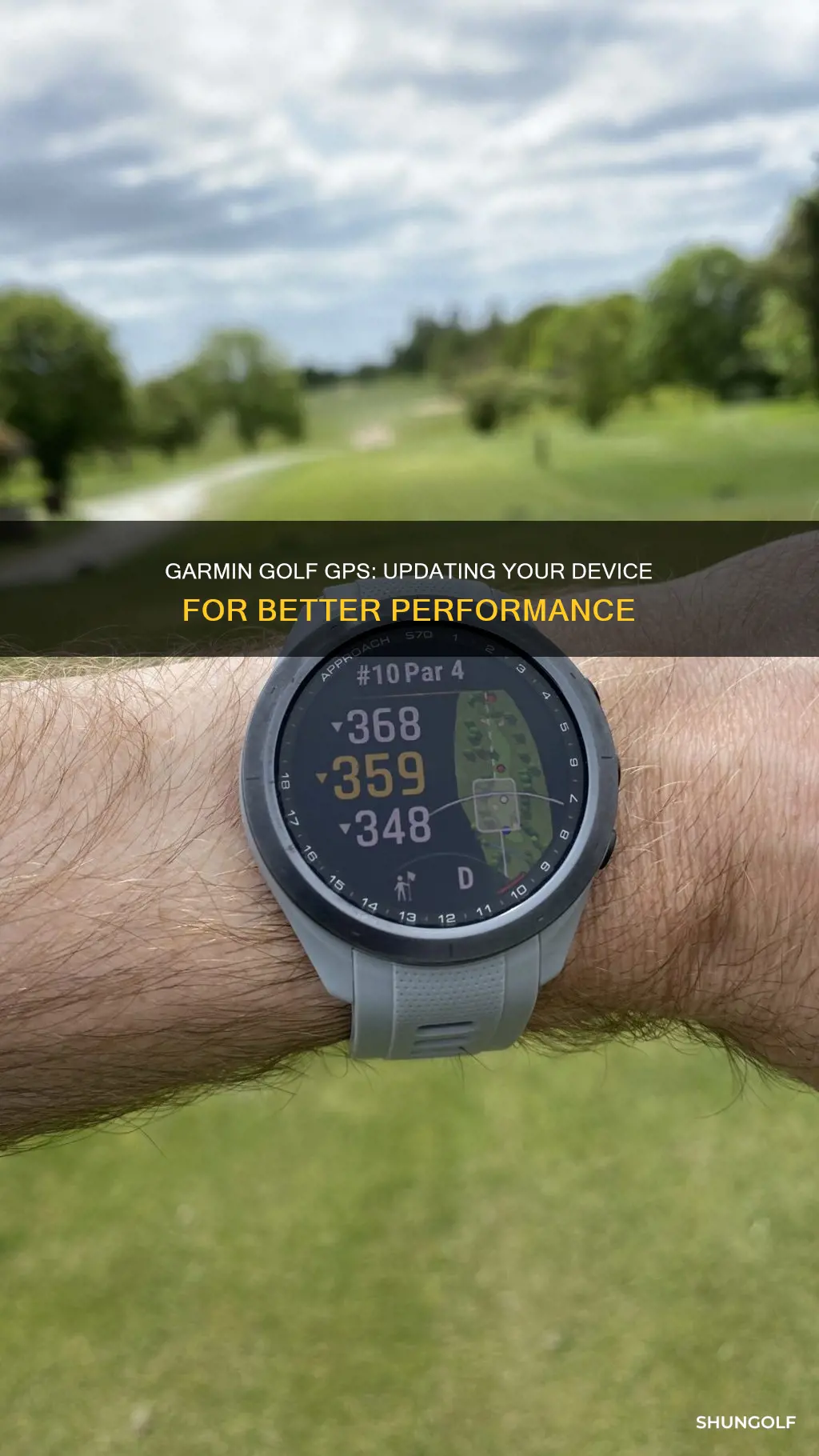 how to update garmin golf gps