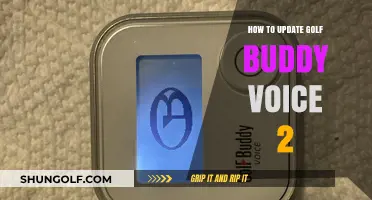 Updating Golf Buddy Voice 2: A Step-by-Step Guide for Golfers
