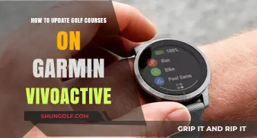 Updating Golf Courses on Garmin Vivoactive: A Step-by-Step Guide
