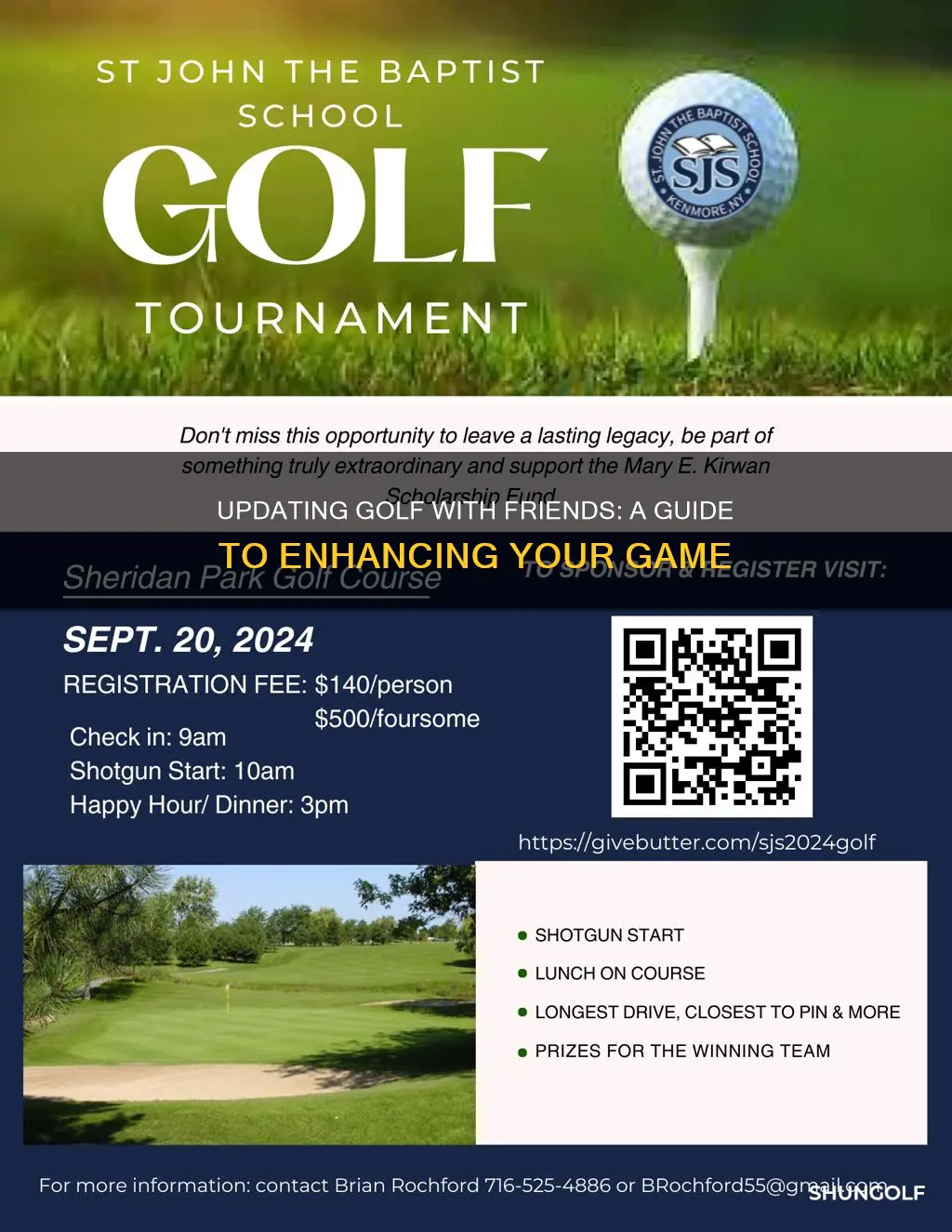 how to update golf with friends