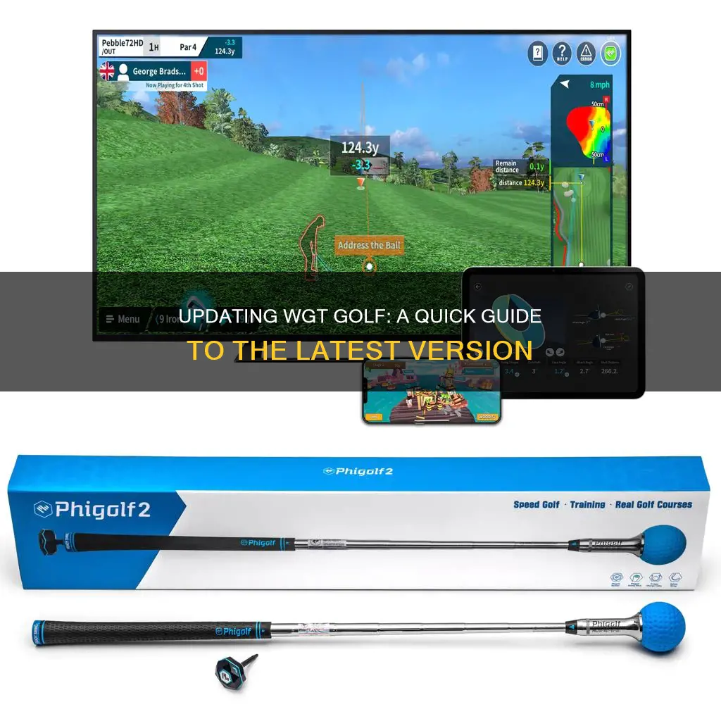 how to update wgt golf