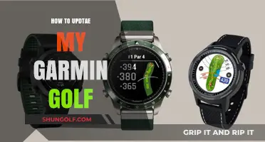 Garmin Golf Watch: Easy Updates for Better Golfing