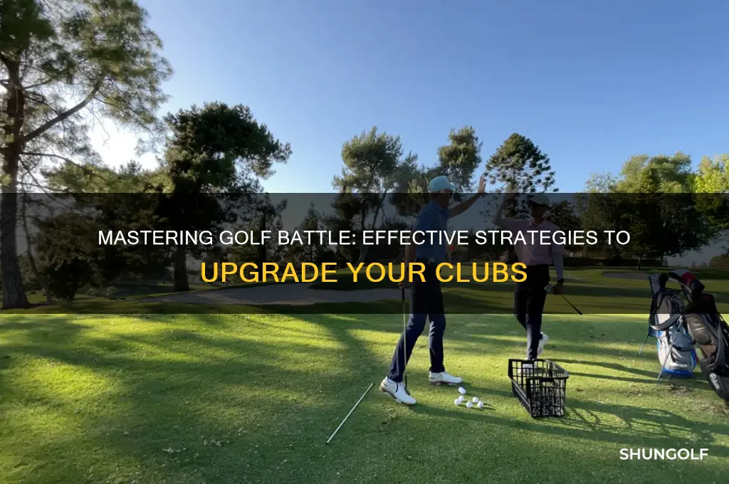 how to upgrade clubs in golf battle