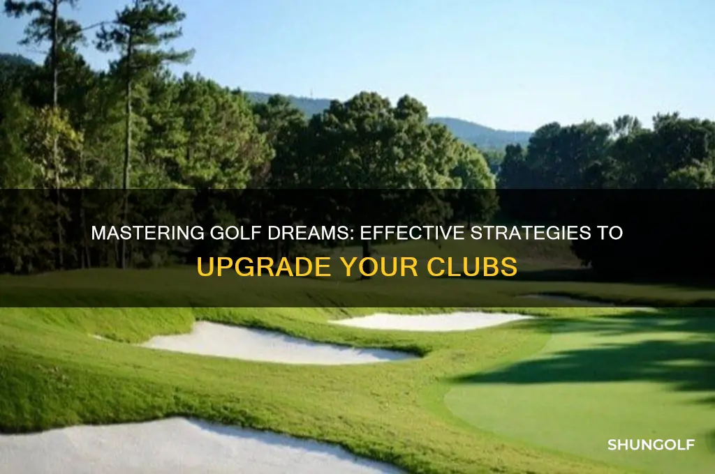 how to upgrade clubs in golf dreams