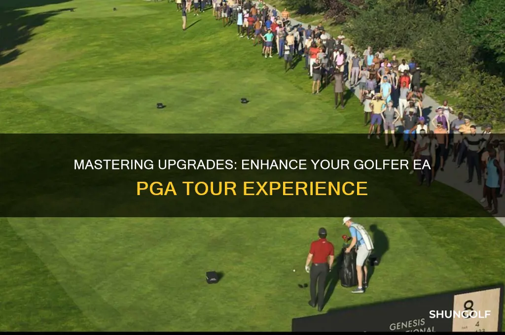 how to upgrade golfer ea pga tour