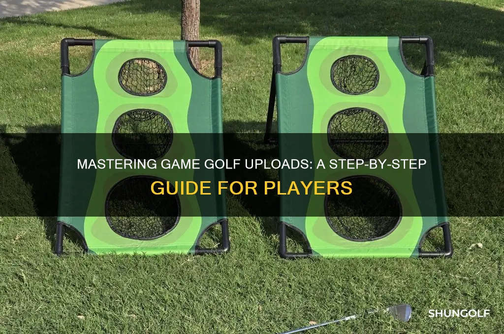 how to upload game golf
