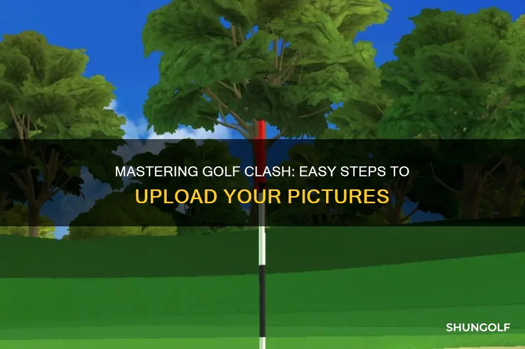 how to upload picture on golf clash