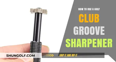 Master Your Golf Game: Effective Use of a Groove Sharpener