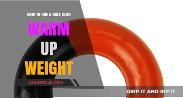Master Your Golf Swing: Effective Warm-Up with Club Weights