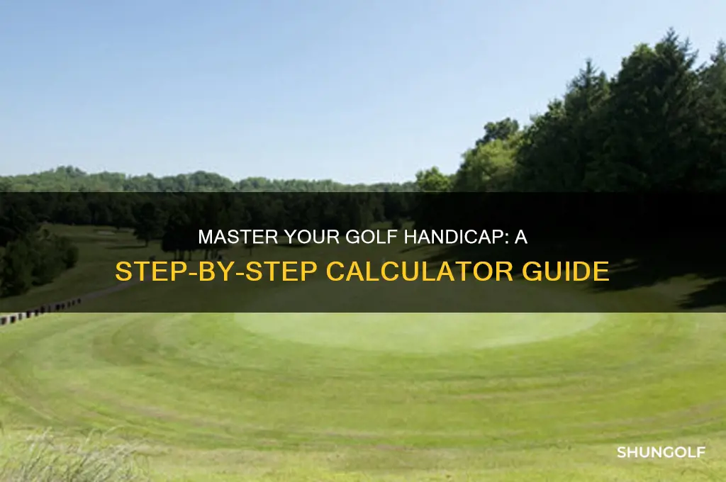 how to use a golf handicap calculator