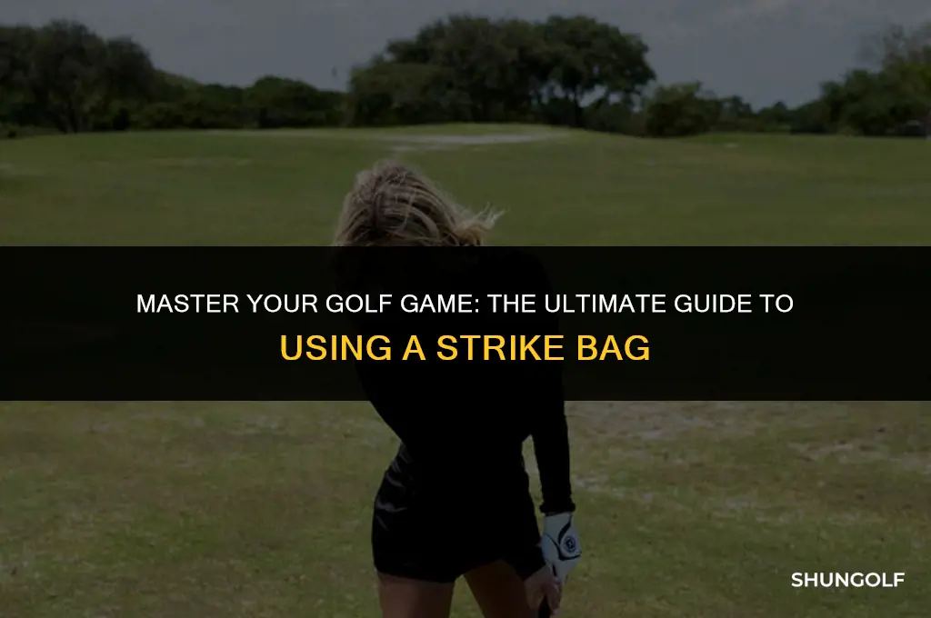 how to use a golf strike bag